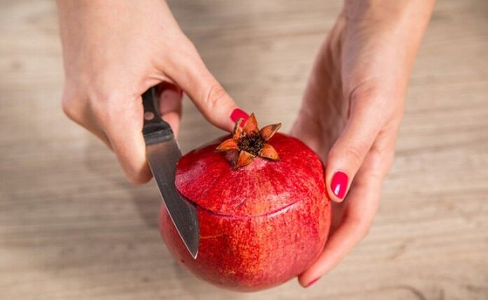 Granatapfel zur Beseitigung von Parasiten aus dem Körper